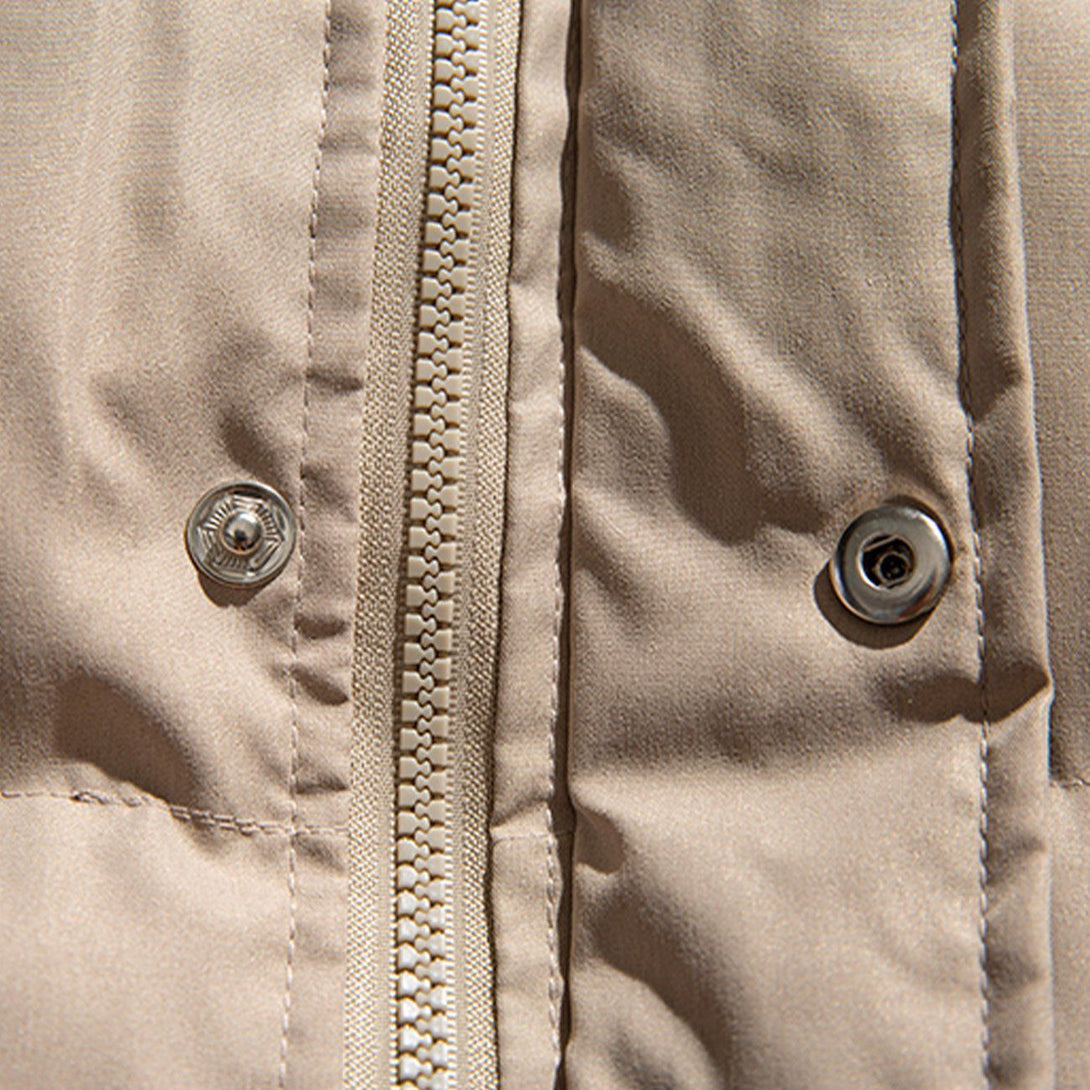 AlanBalen® - Pocket Solid Winter Coat AlanBalen