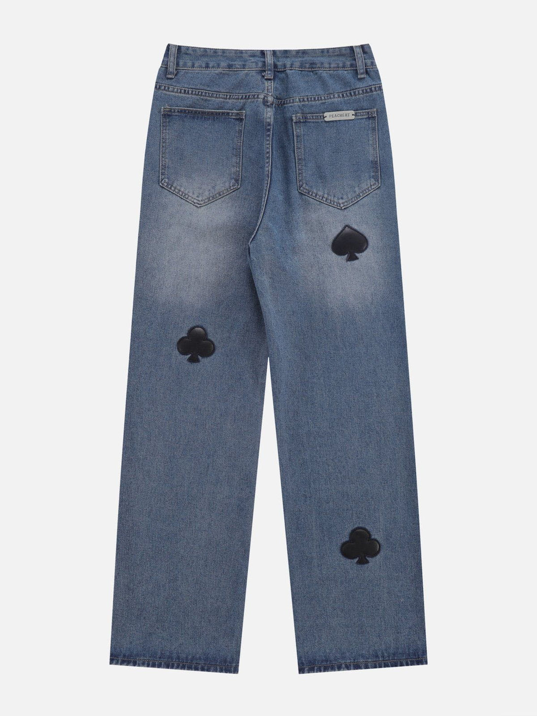 AlanBalen® - Poker Patch Embroidered Jeans AlanBalen