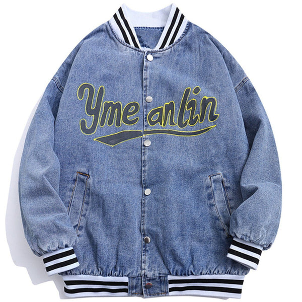 AlanBalen® - Printed Letters Winter Coat AlanBalen