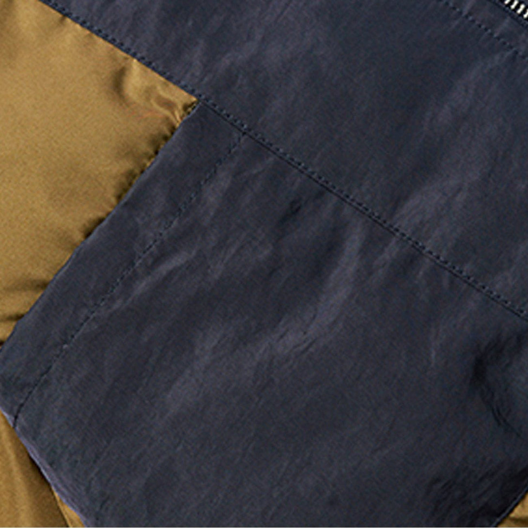 AlanBalen® - Pure Color Stitching Puffer Jacket AlanBalen