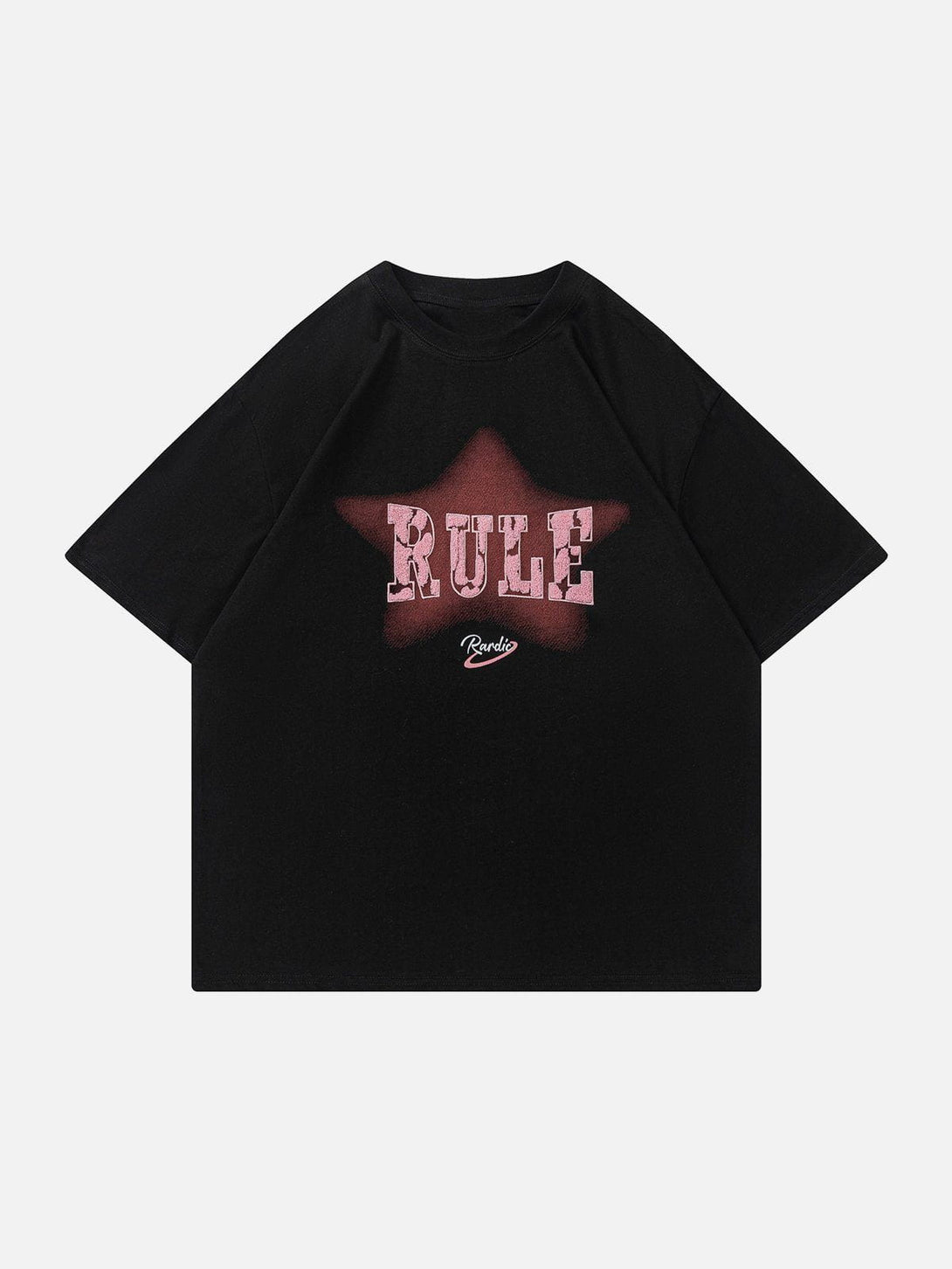 AlanBalen® - RULE Lettering Embroidery Tee AlanBalen