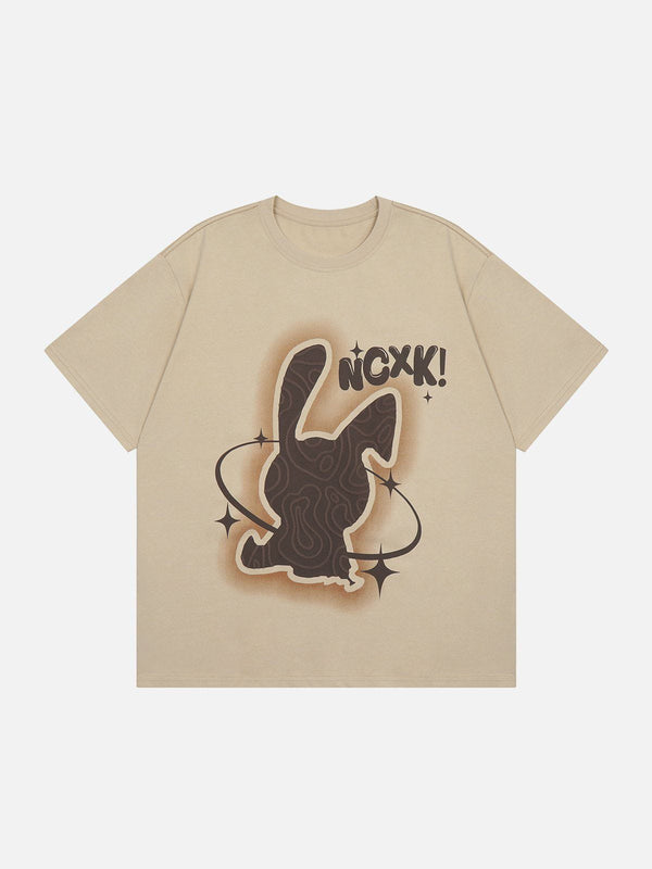 AlanBalen® - Rabbit Foam Print Tee AlanBalen