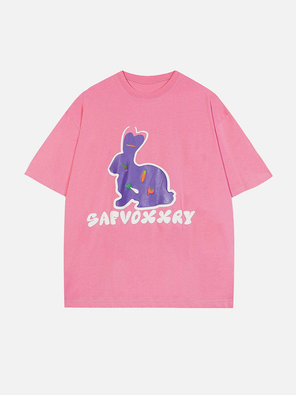 AlanBalen® - Rabbit Foam Printing Tee AlanBalen