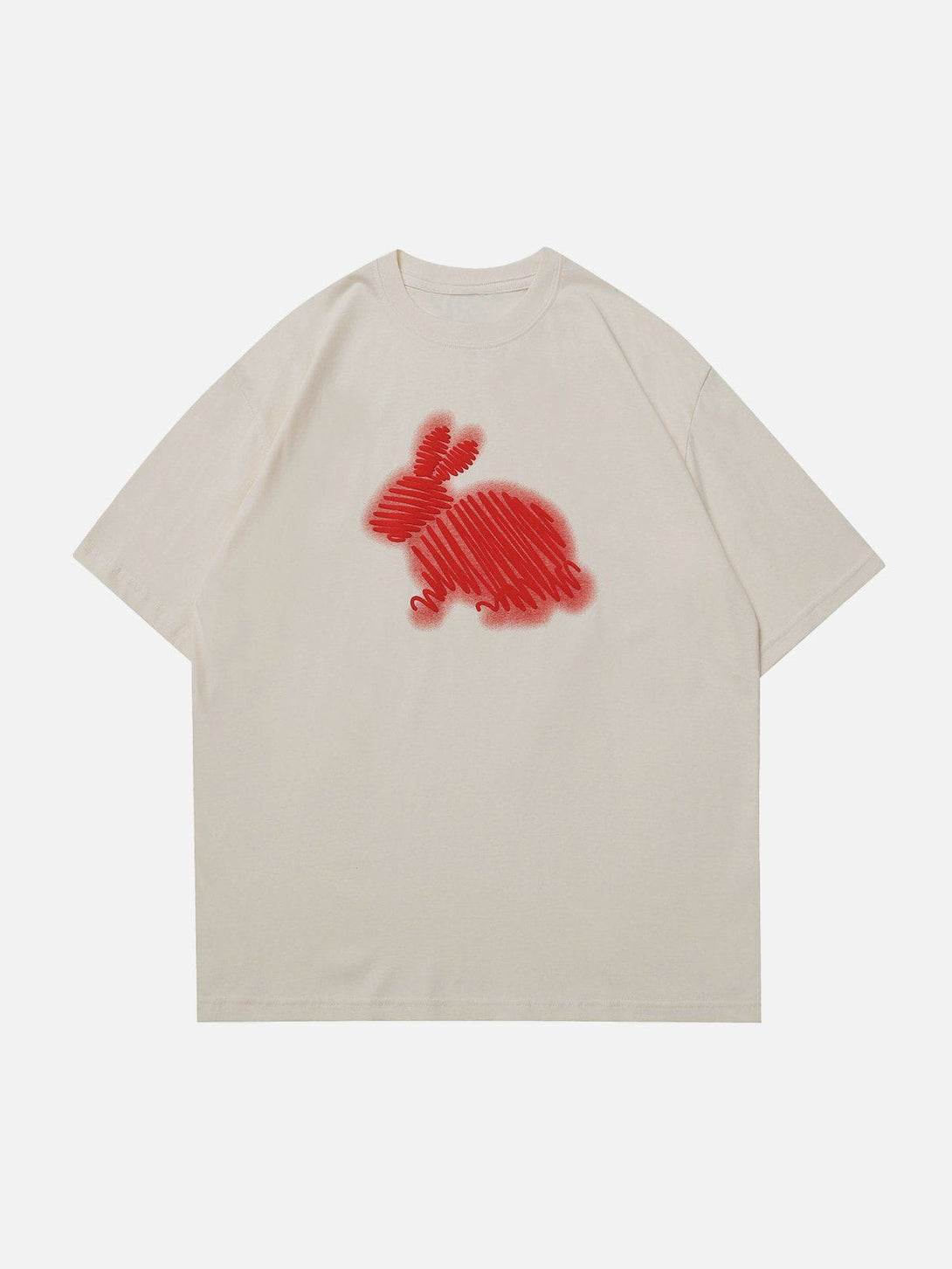 AlanBalen® - Rabbit Inkjet Print Tee AlanBalen