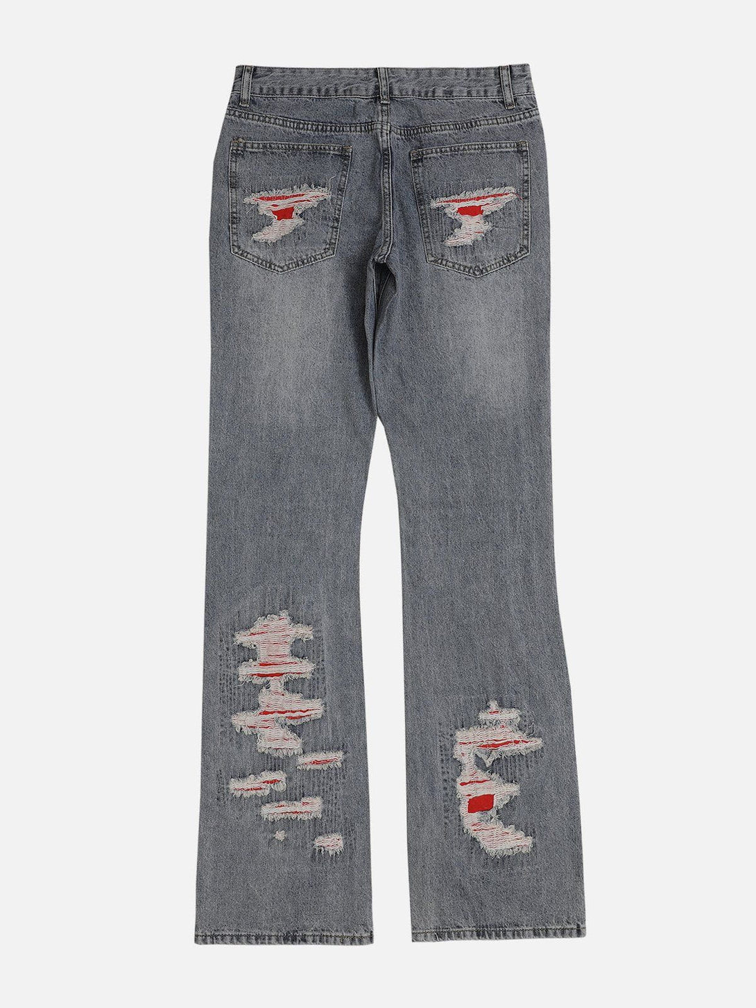 AlanBalen® - Raw Edge Hole Jeans AlanBalen