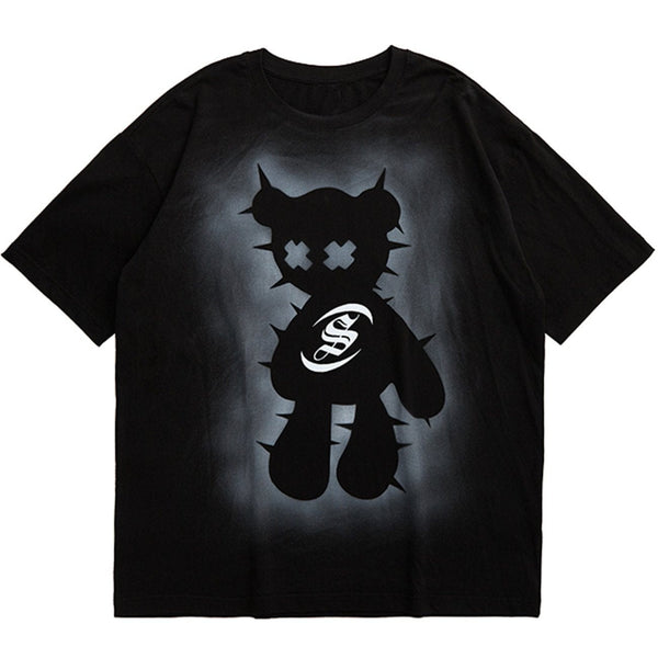 AlanBalen® - Reflective Bear Graphic Tee AlanBalen