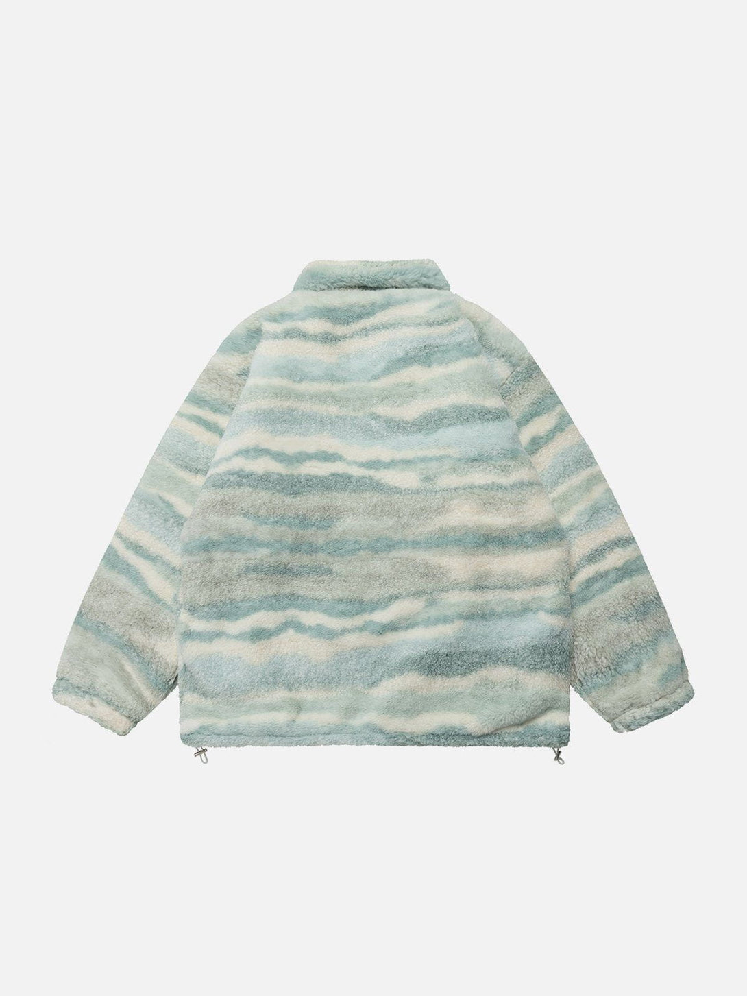 AlanBalen® - Retro West Coast Stripe Contrast Sherpa Coat AlanBalen