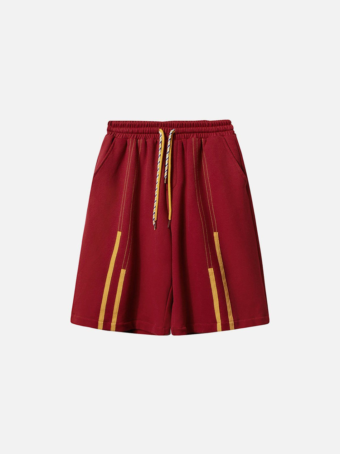 AlanBalen® - Ribbon Stripe Print Shorts AlanBalen