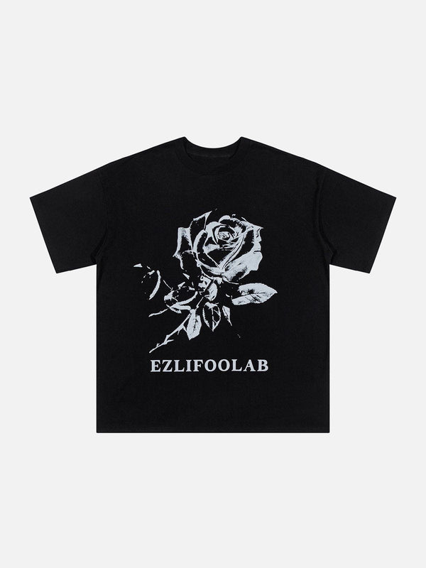 AlanBalen® - Rose Print Tee AlanBalen