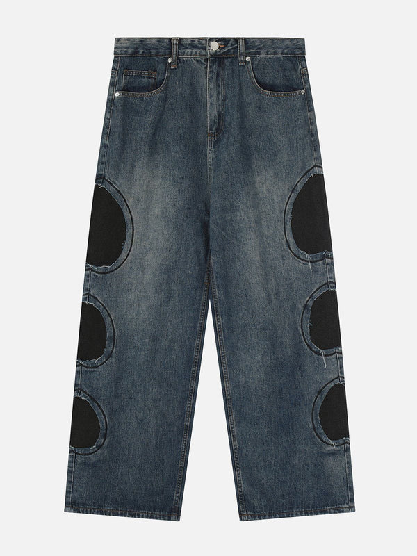 AlanBalen® - Round Patchwork Jeans AlanBalen