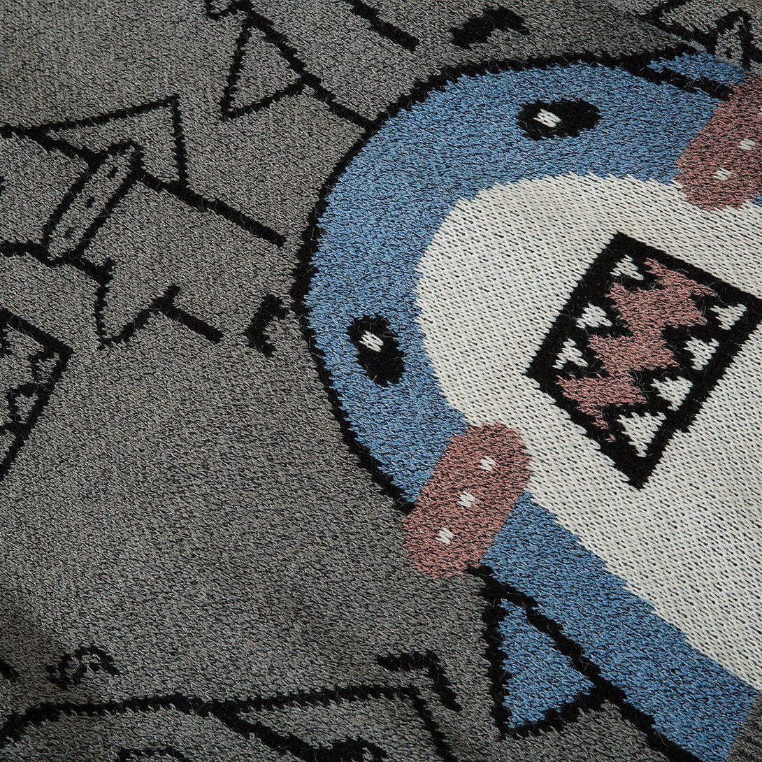AlanBalen® - Shark Print Knit Sweater AlanBalen