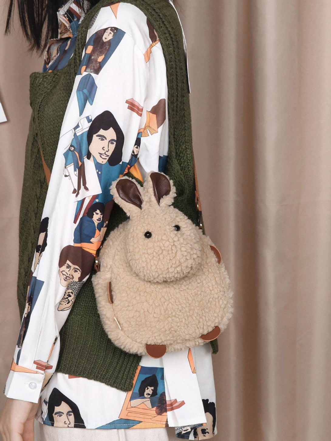 AlanBalen® - Sherpa Mini Rabbit Bag AlanBalen