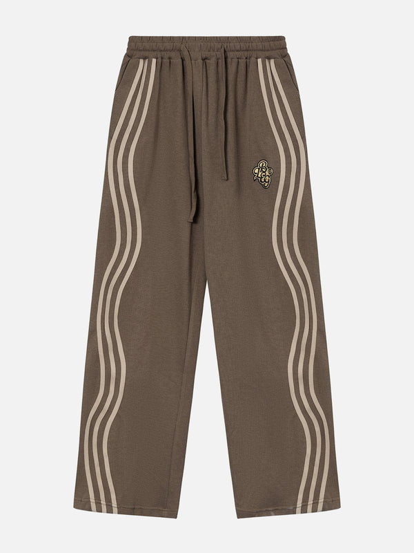 AlanBalen® - Side Curve Stripe Sweatpants AlanBalen