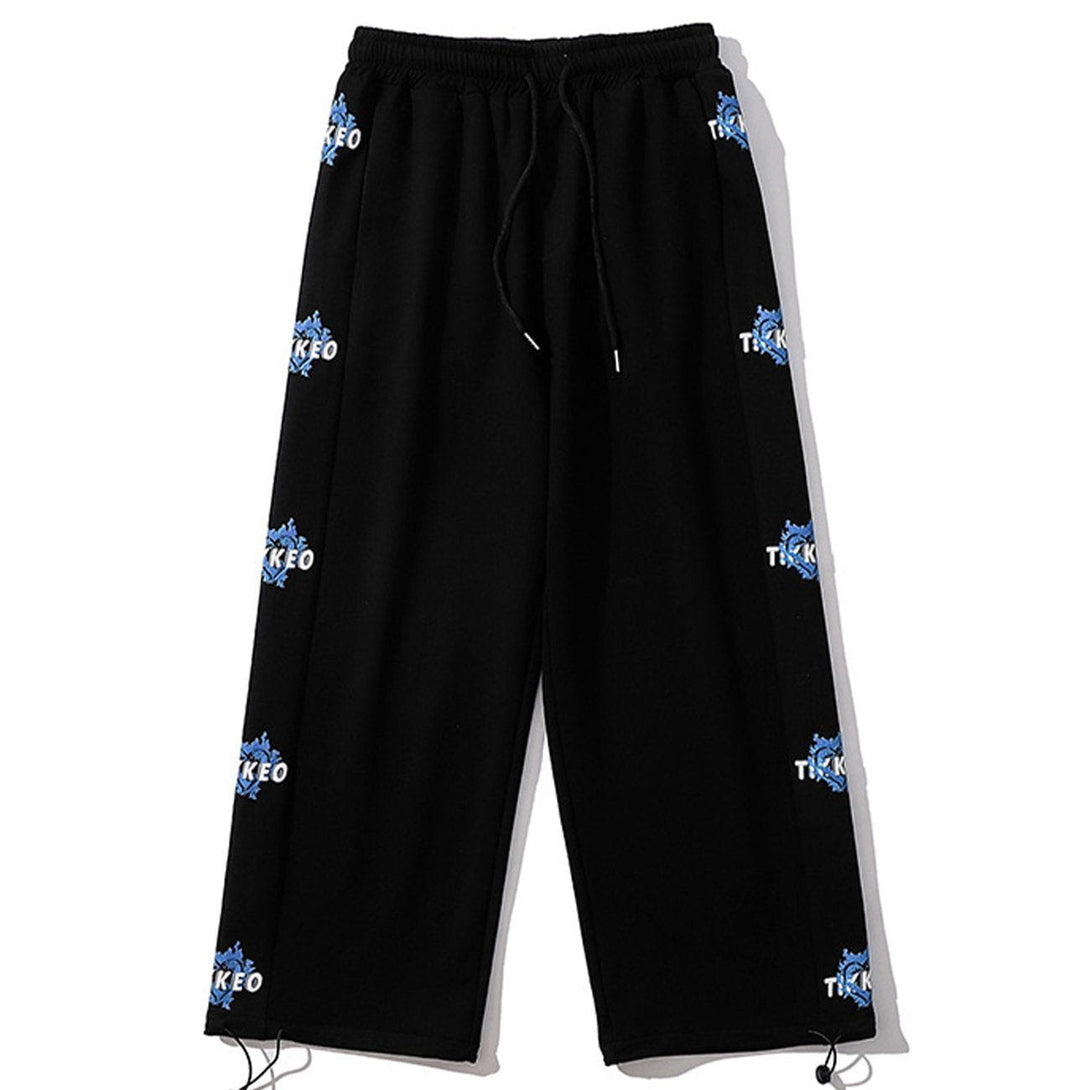 AlanBalen® - Side Letter Print Sweatpants AlanBalen