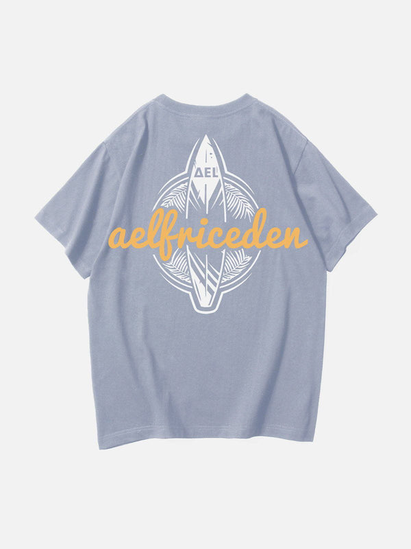 AlanBalen® - Simple Letter Print Tee AlanBalen