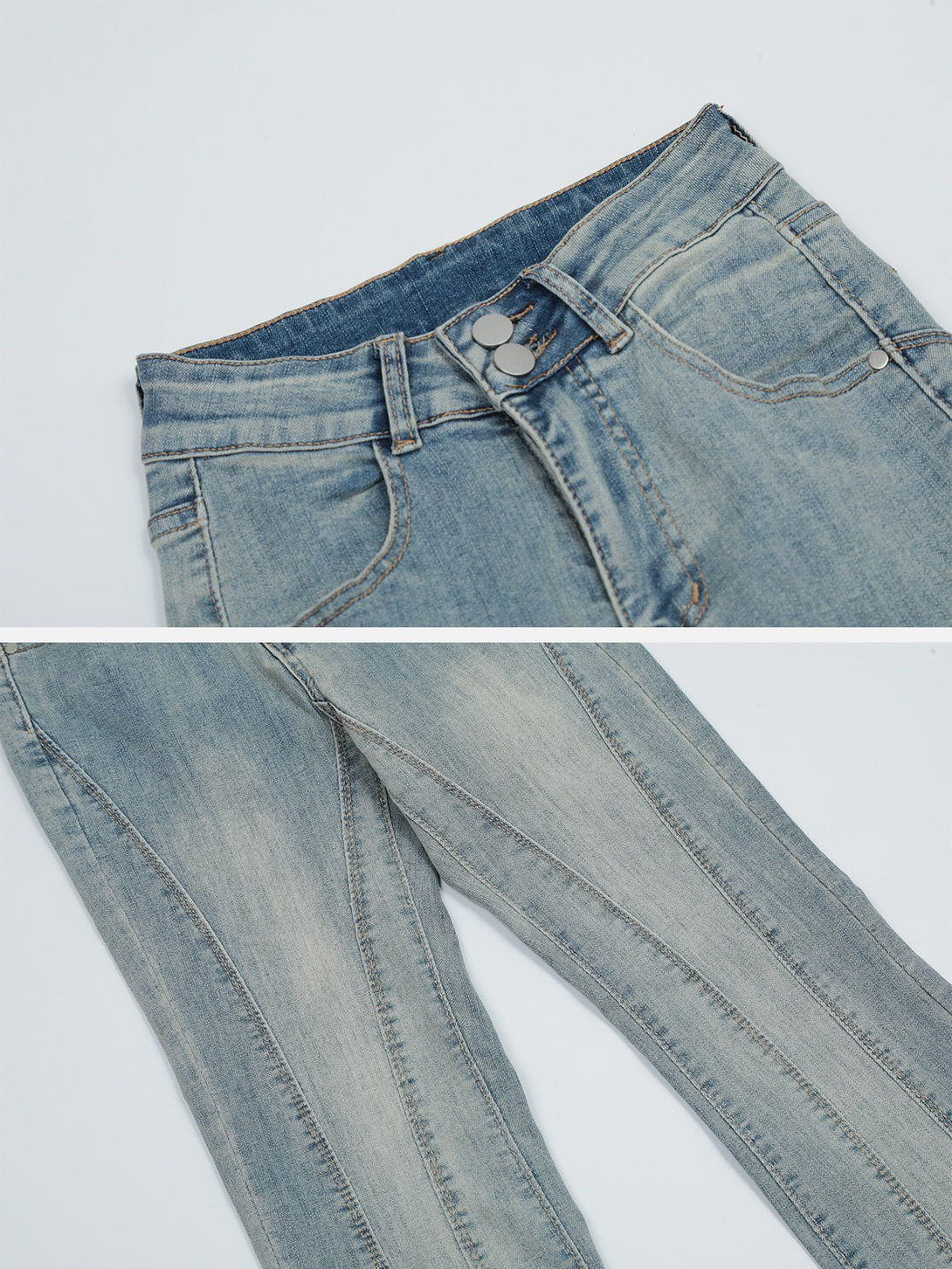 AlanBalen® - Simple Line Design Jeans AlanBalen