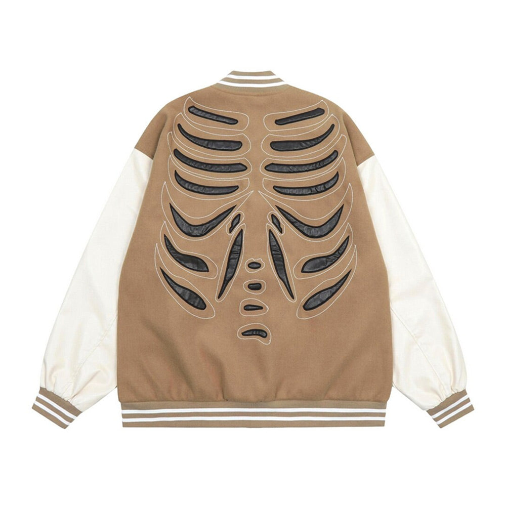 AlanBalen® - Skeleton Varsity Jacket AlanBalen