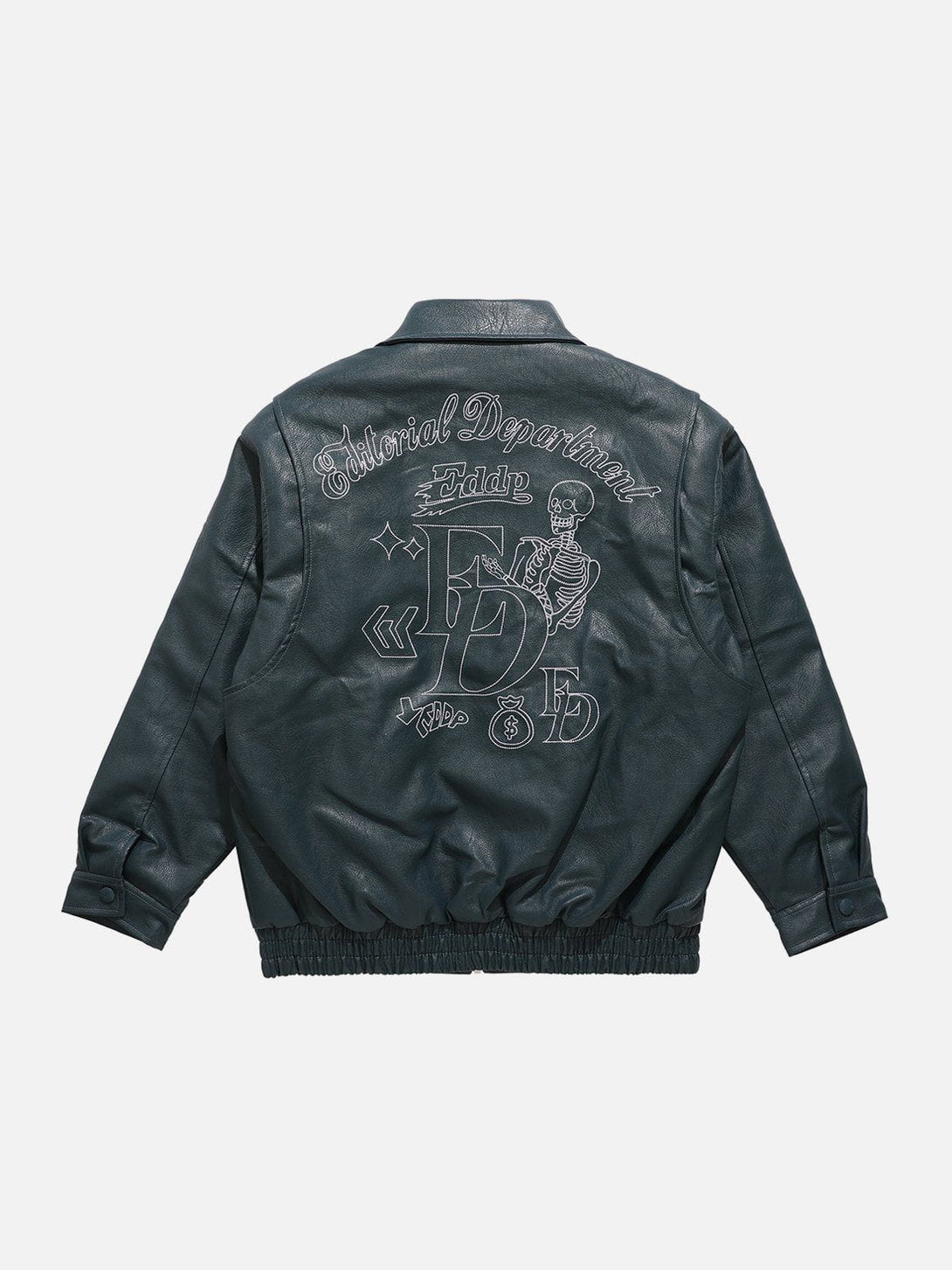 AlanBalen® - Skull Embroidery Winter Coat AlanBalen