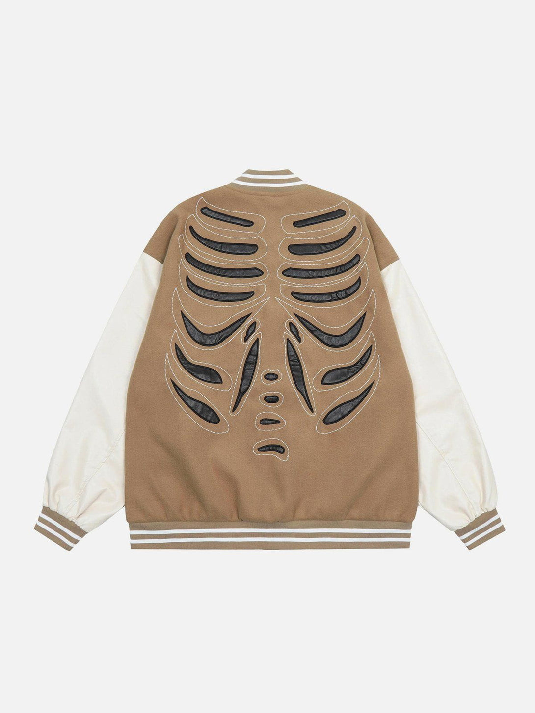 AlanBalen® - Skull Graphic Varsity Jacket AlanBalen