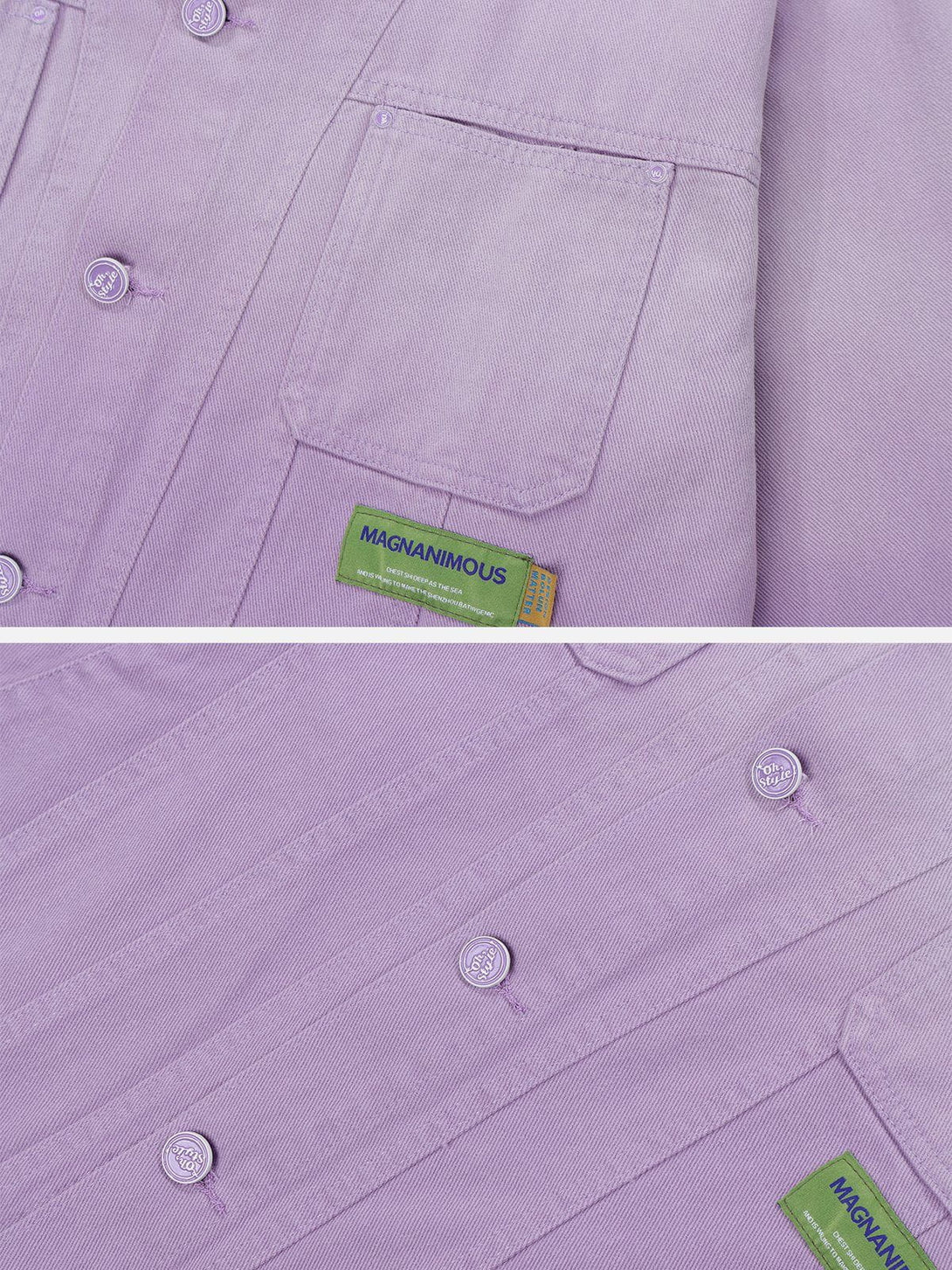AlanBalen® - Small Label Faded Denim Jacket AlanBalen