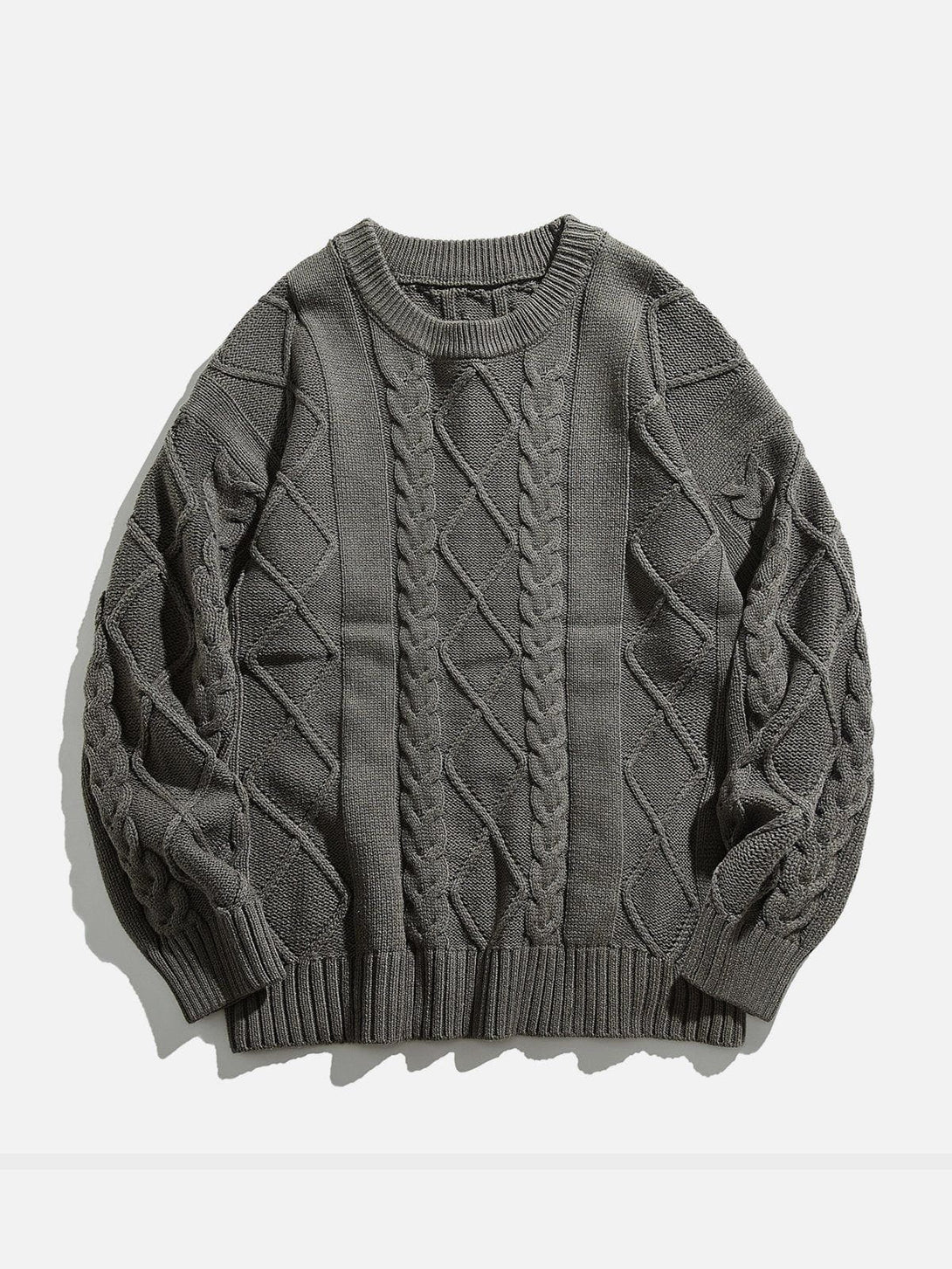 AlanBalen® - Solid Braided Sweater AlanBalen