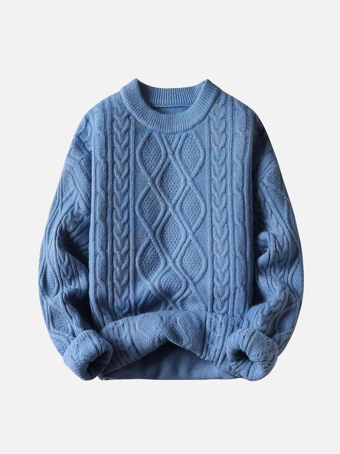 AlanBalen® - Solid Color Crew Neck Sweater AlanBalen