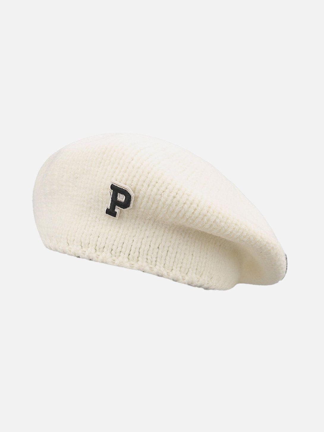 AlanBalen® - Solid Color Letter Wool Knitted Hat AlanBalen