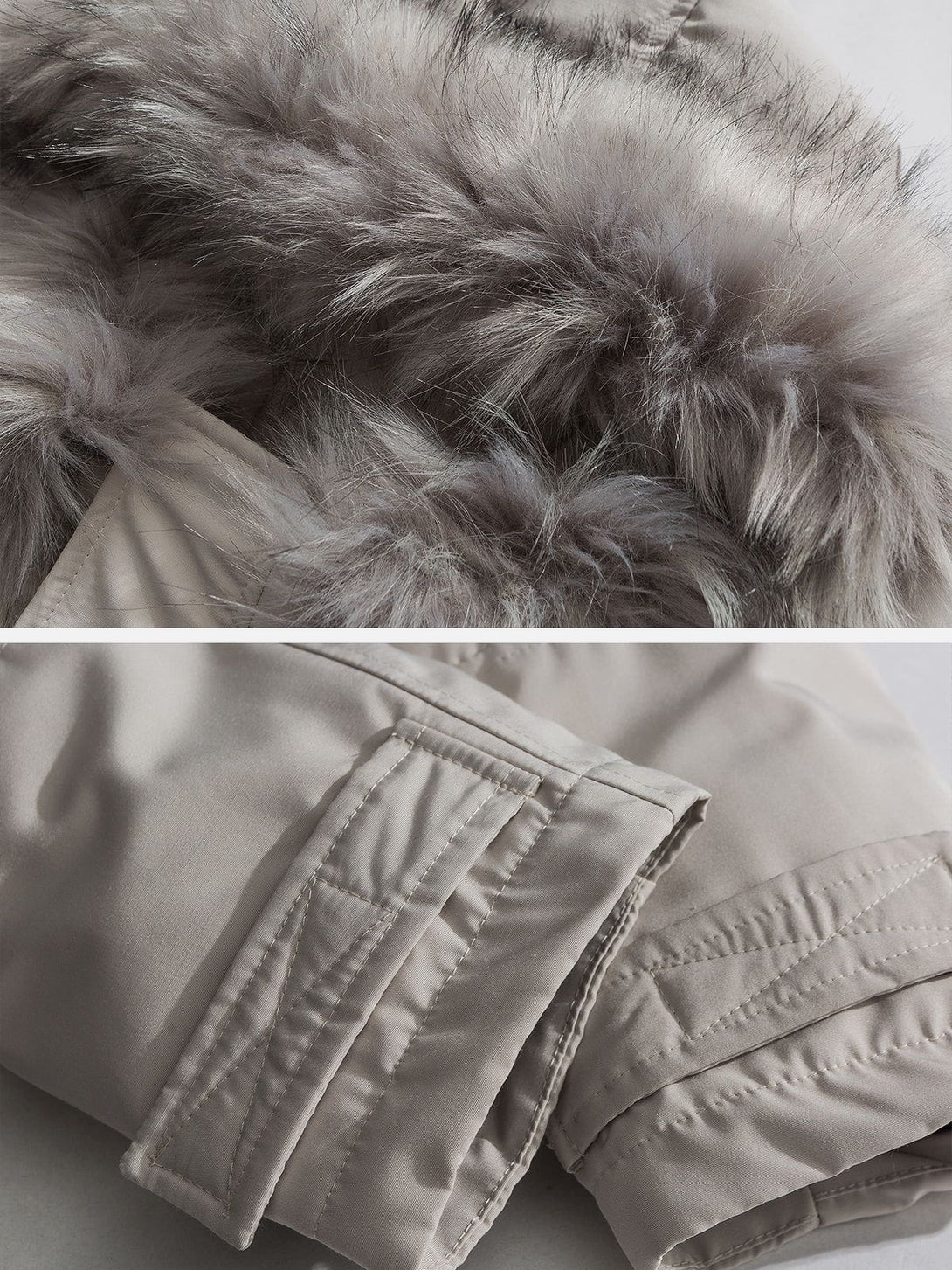 AlanBalen® - Solid Color Plush Hooded Winter Coat AlanBalen