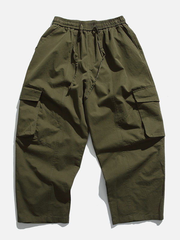 AlanBalen® - Solid Color Pocket Cargo Pants AlanBalen