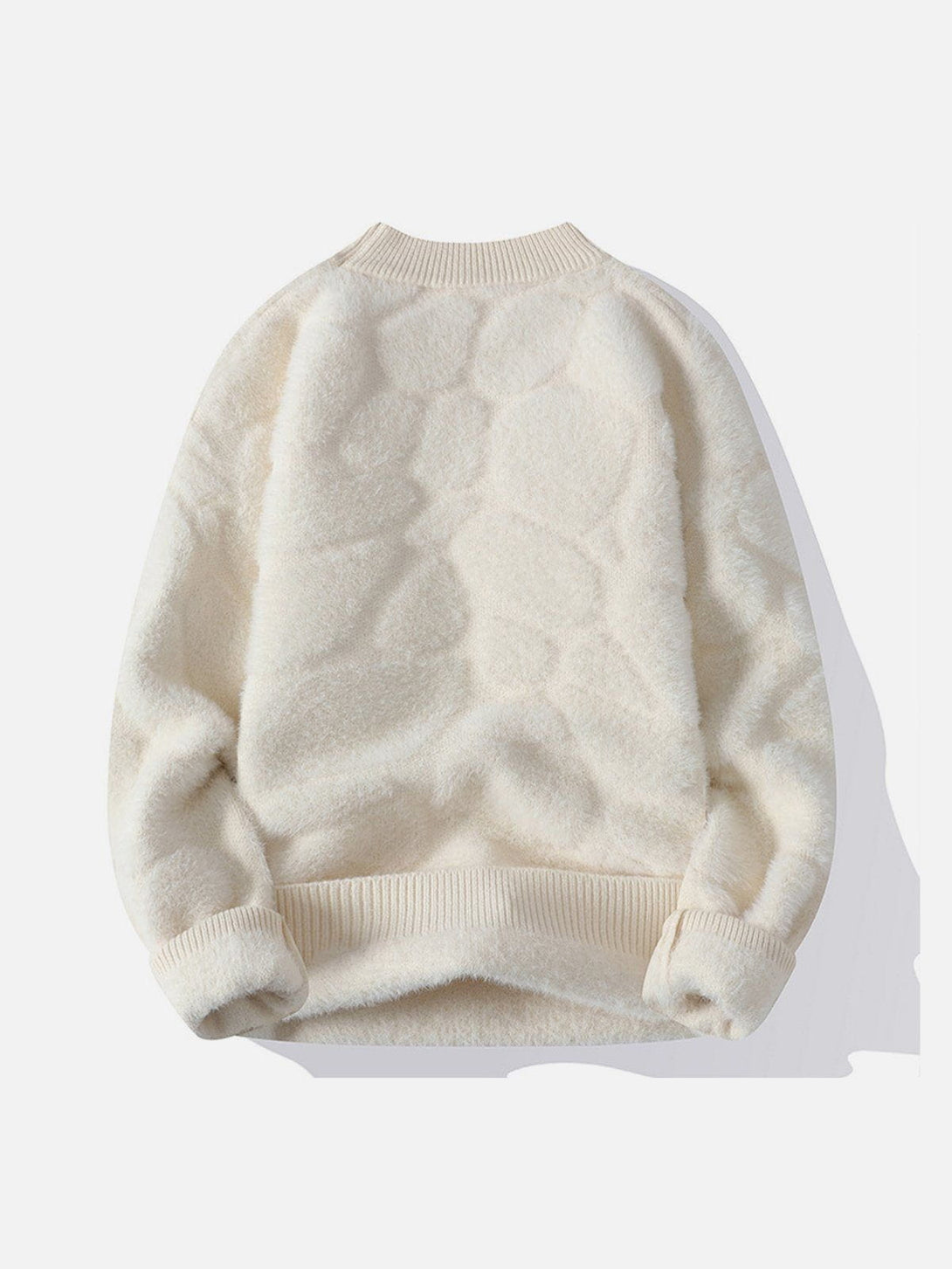 AlanBalen® - Solid Color Weave Cozy Sweater AlanBalen