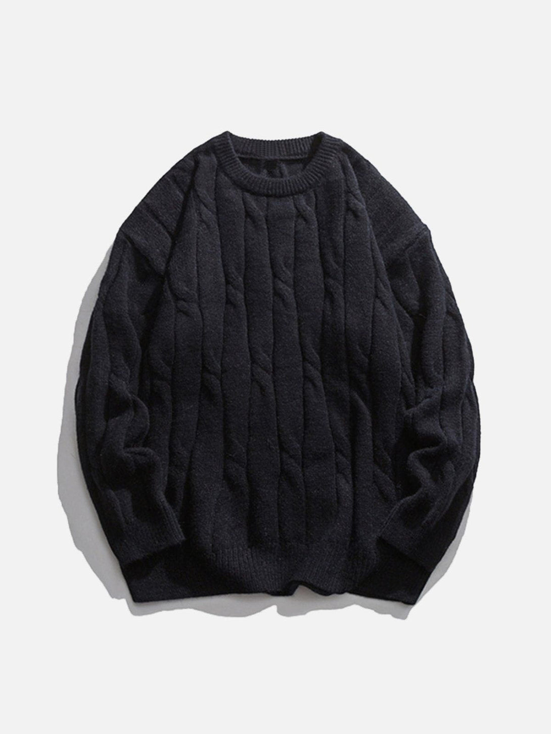 AlanBalen® - Solid Color Woven Sweater AlanBalen
