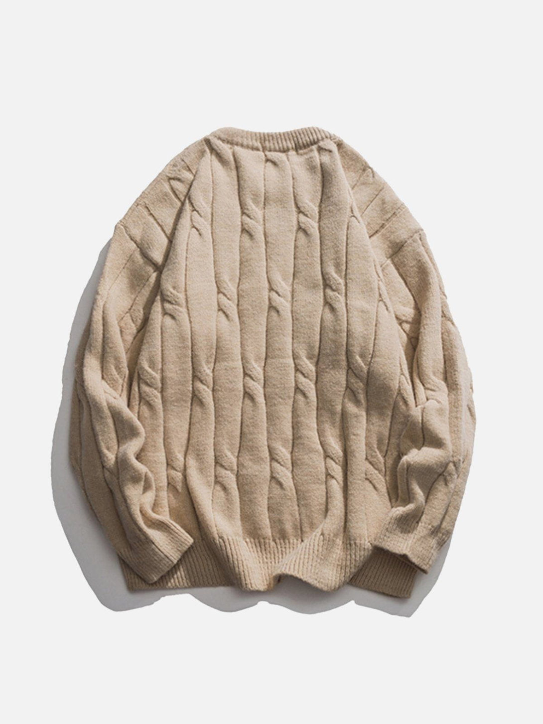 AlanBalen® - Solid Color Woven Sweater AlanBalen