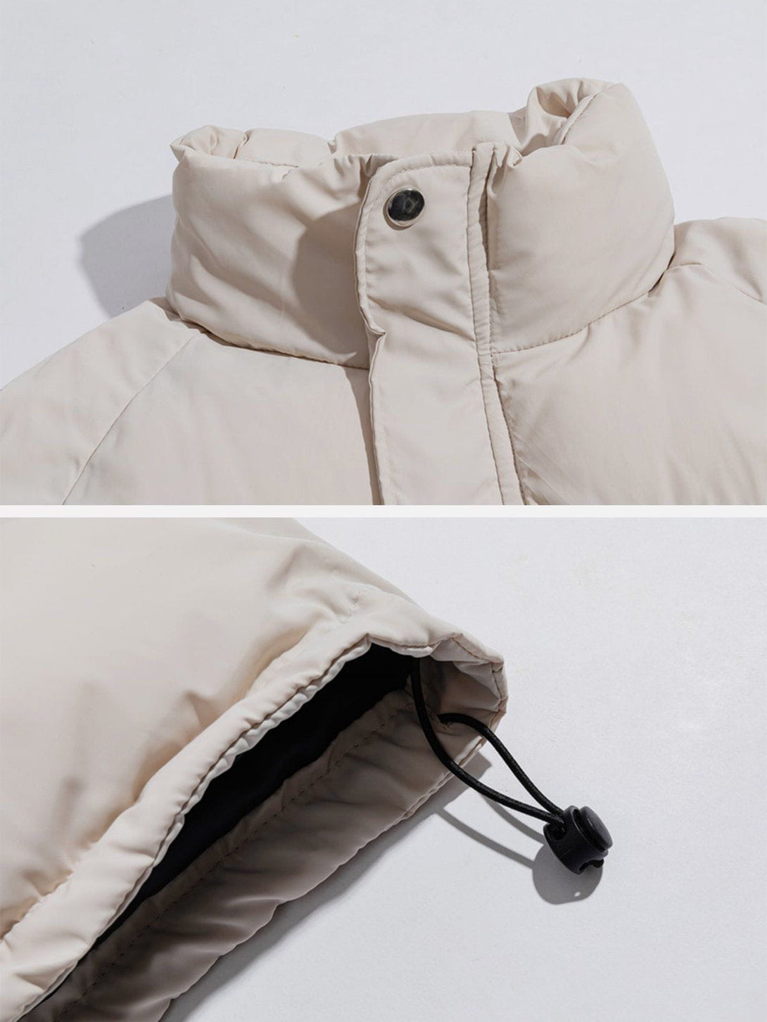 AlanBalen® - Solid Detachable Satchel Winter Coat AlanBalen