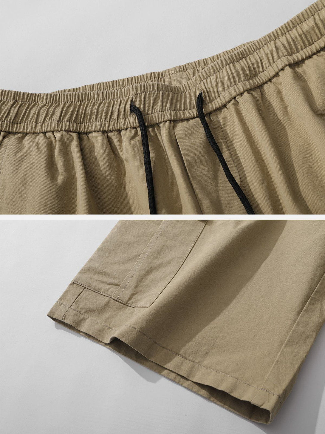 AlanBalen® - Solid Discreet Side Pockets Shorts AlanBalen