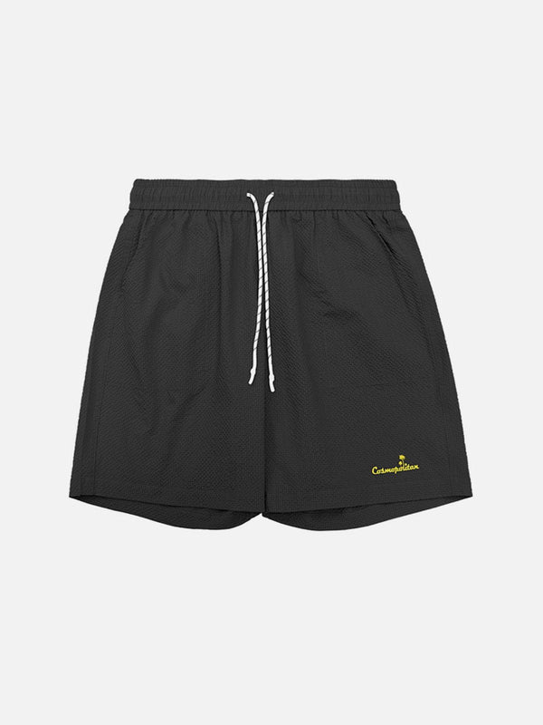 AlanBalen® - Solid Drawstring Shorts AlanBalen