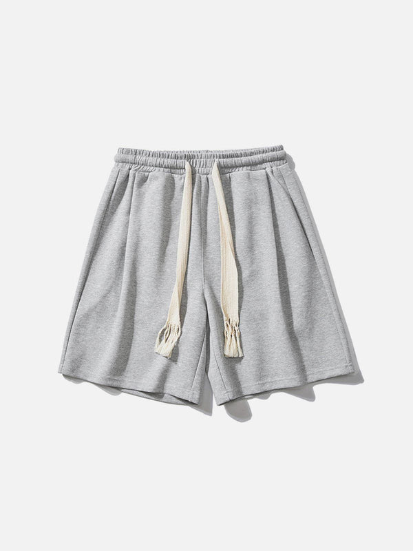 AlanBalen® - Solid Drawstring Shorts AlanBalen