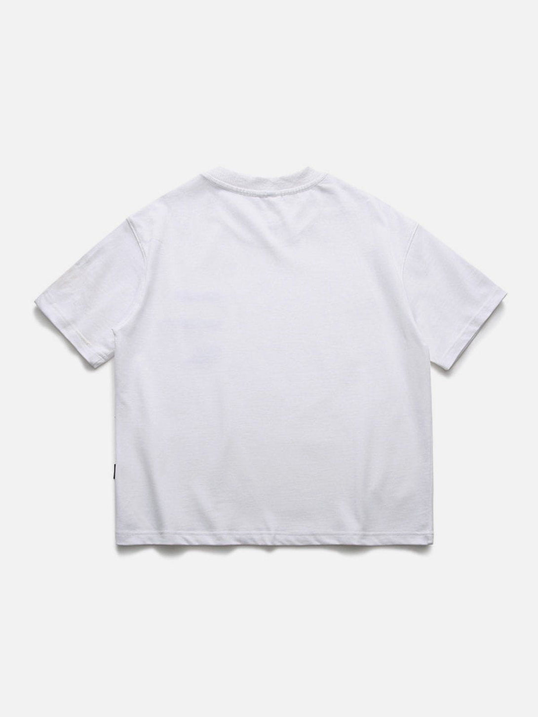 AlanBalen® - Solid Embroidery Letter Tee AlanBalen