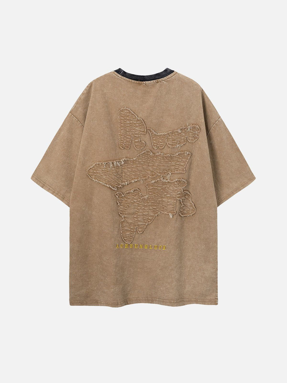 AlanBalen® - Solid Embroidery Lettter Tee AlanBalen