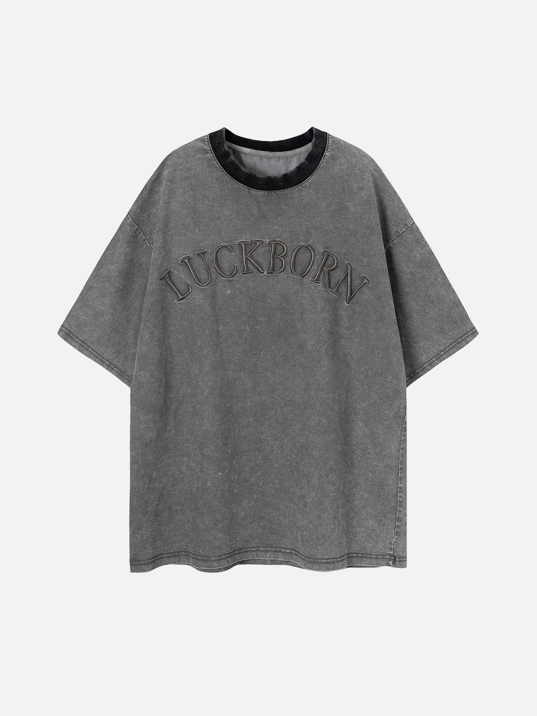 AlanBalen® - Solid Embroidery Lettter Tee AlanBalen