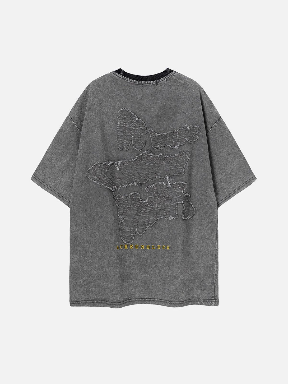 AlanBalen® - Solid Embroidery Lettter Tee AlanBalen