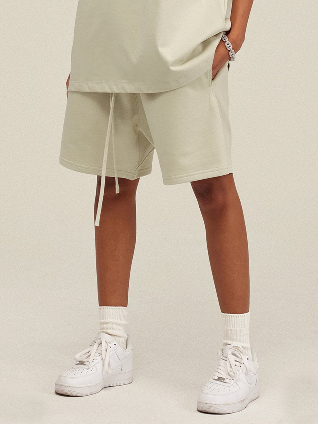 AlanBalen® - Solid Essential Drawstring Shorts AlanBalen