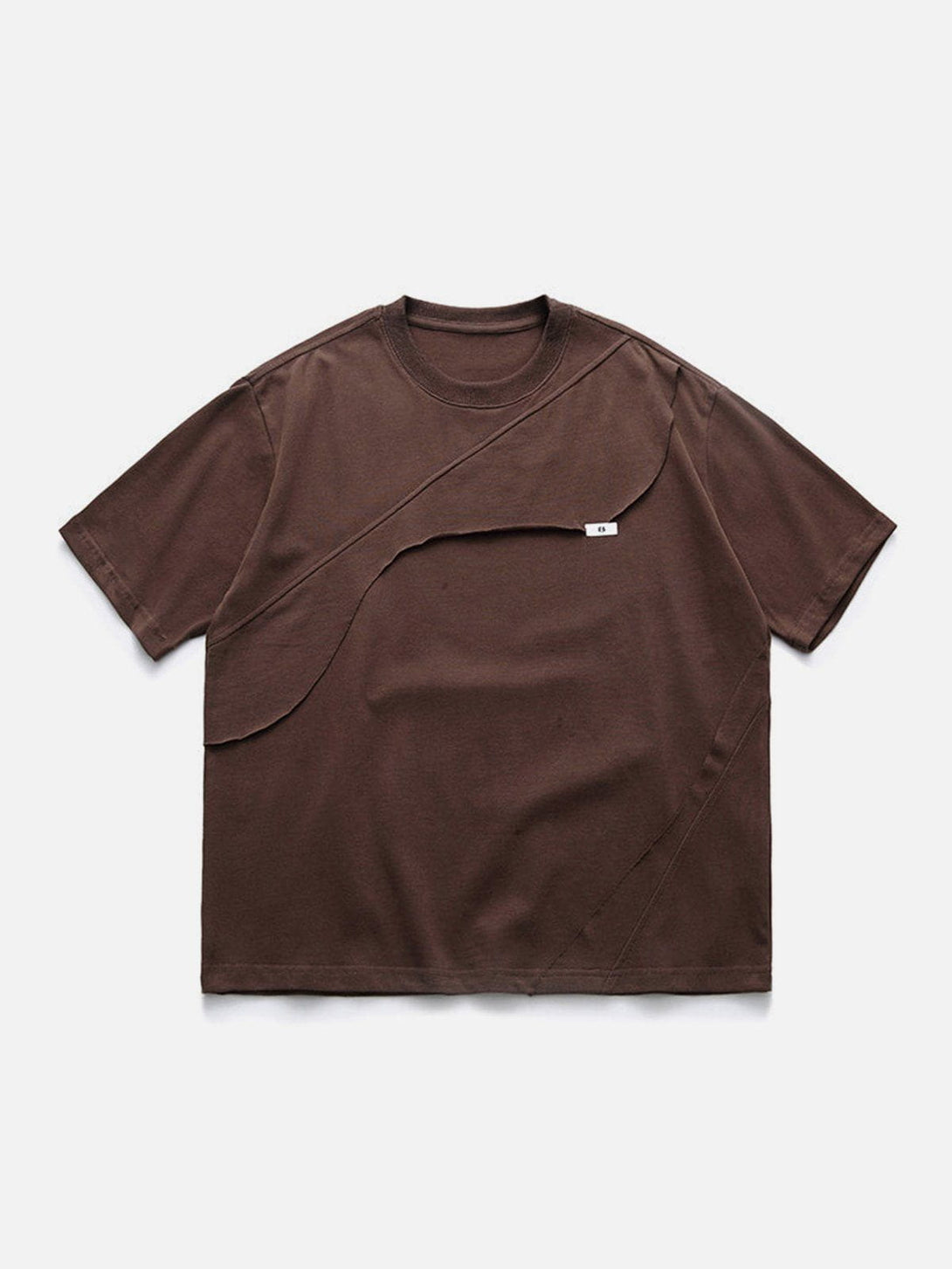 AlanBalen® - Solid Irregular Patchwork Tee AlanBalen