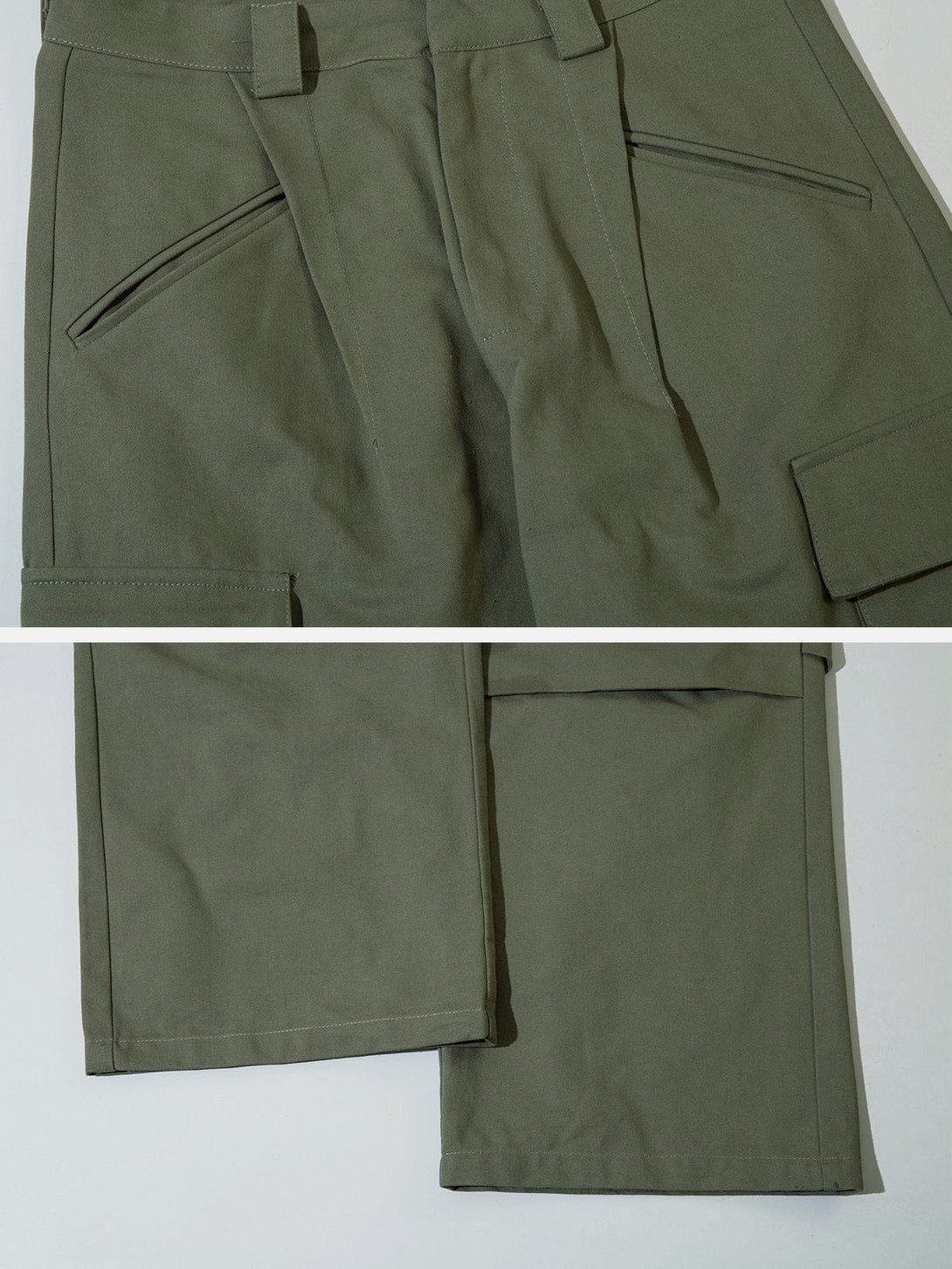 AlanBalen® - Solid Large Pocket Cargo Pants AlanBalen