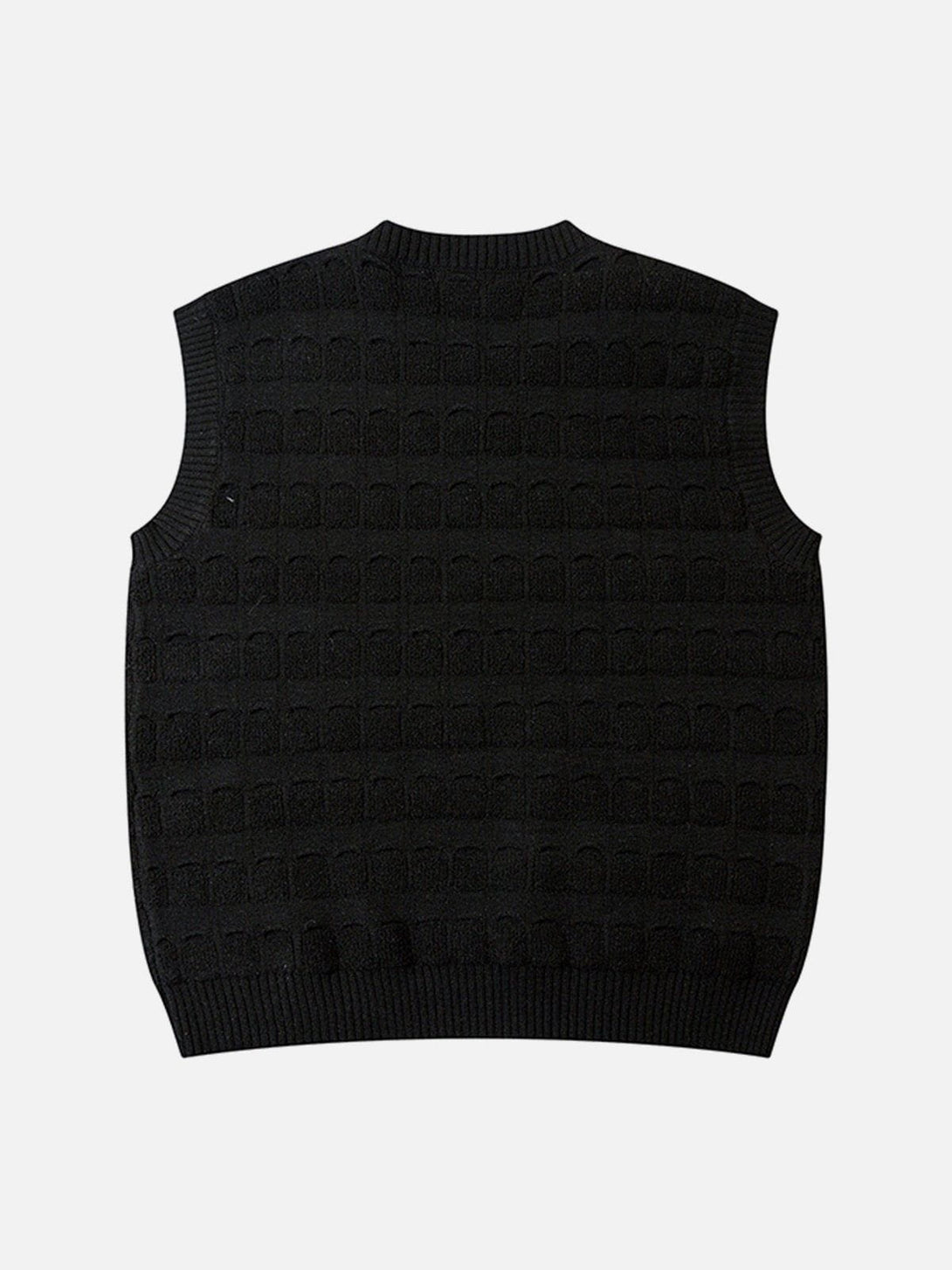 AlanBalen® - Solid Woven Stripe Sweater Vest AlanBalen