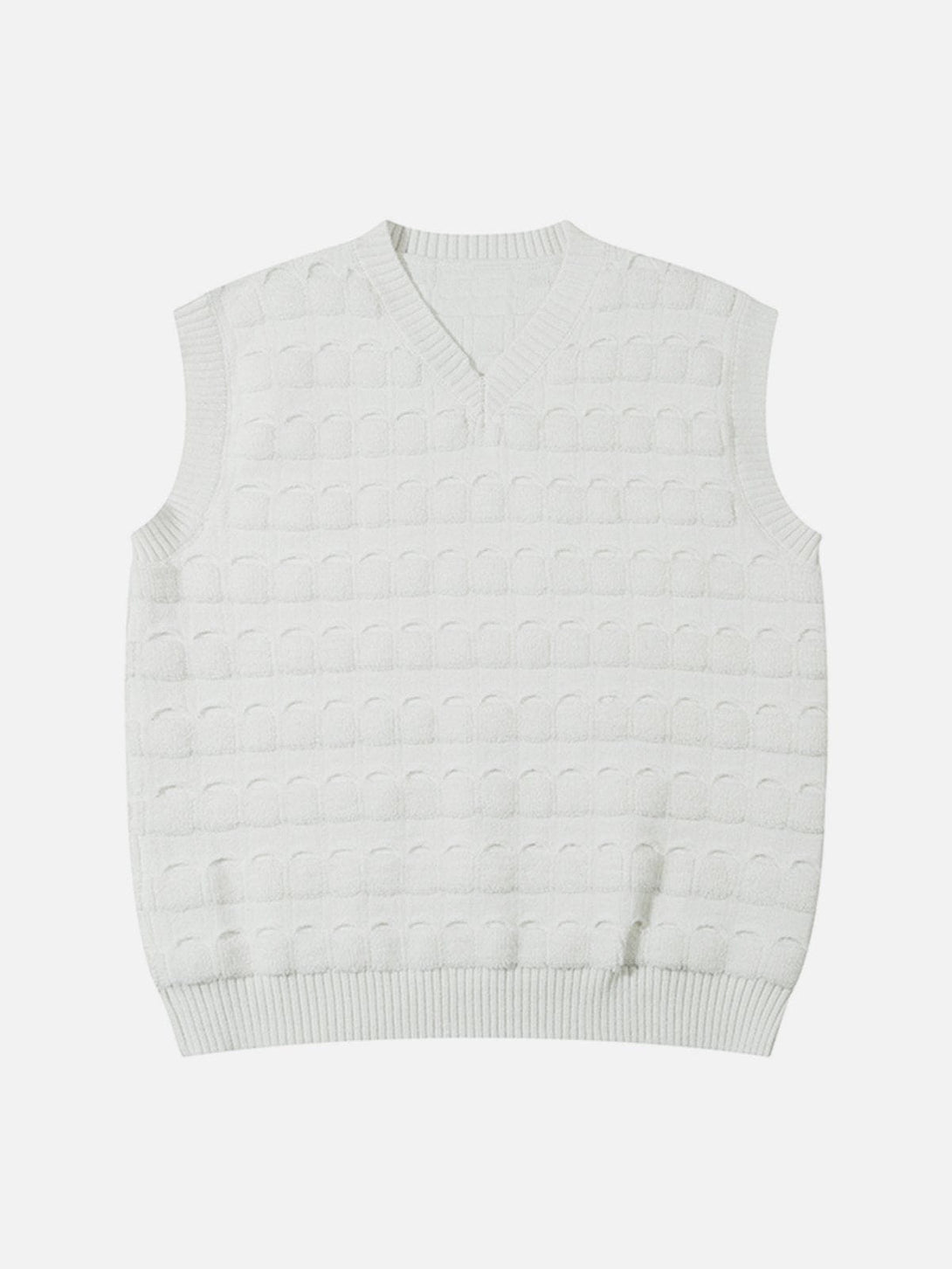 AlanBalen® - Solid Woven Stripe Sweater Vest AlanBalen