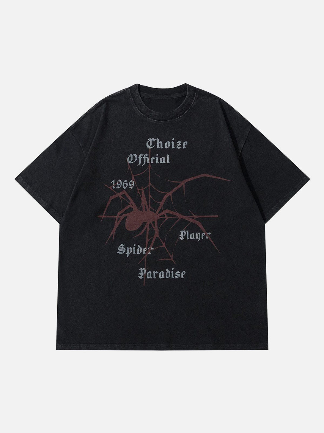 AlanBalen® - Spider Print Washed Tee AlanBalen