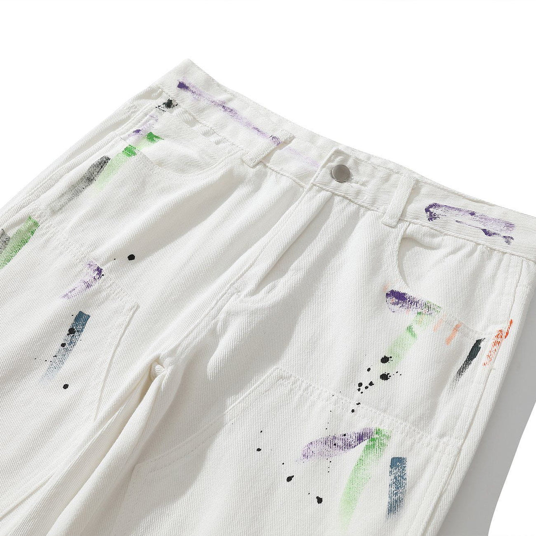 AlanBalen® - Splash Ink Graffiti Jeans AlanBalen