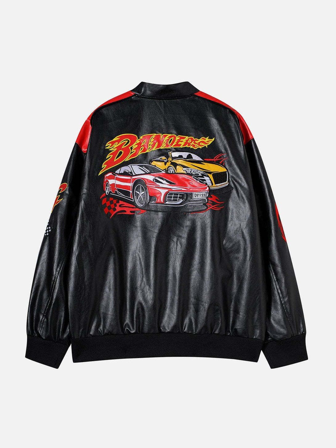 AlanBalen® - Spliced Racing PU Jacket AlanBalen