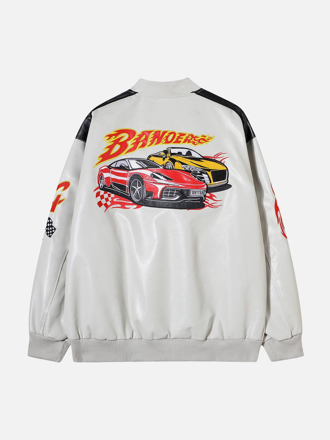 AlanBalen® - Spliced Racing PU Jacket AlanBalen