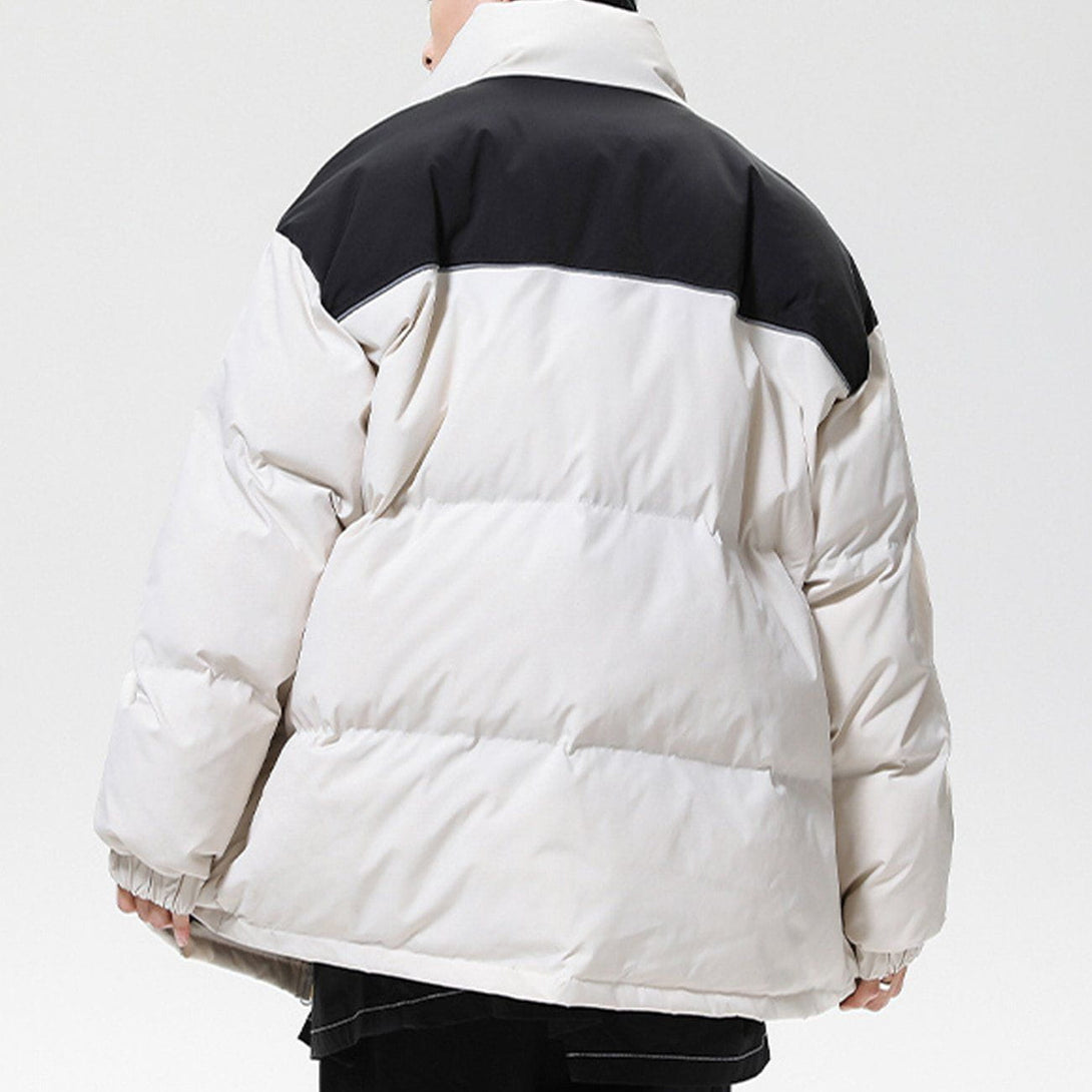 AlanBalen® - Spliced Reflective Strip Winter Coat AlanBalen